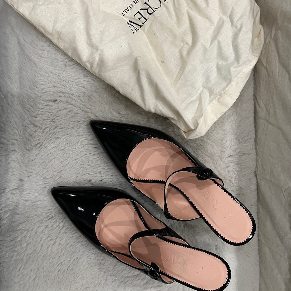 Colette mule heels in Italian patent leather